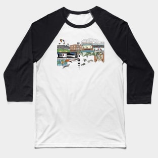 Huntsville Scapes // Arts and Sports Baseball T-Shirt